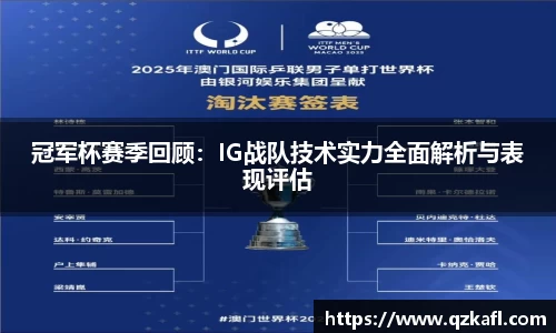冠军杯赛季回顾：IG战队技术实力全面解析与表现评估